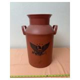PAINTED MILK CAN