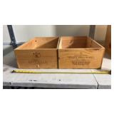 Chï¿½teau Liversan wine Wooden Crates
