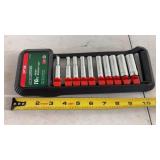 Masterforce 10pc Deep Socket Set 1/4 inch drive