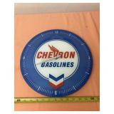 Chevron gasoline clock