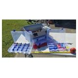 Fishing Box Full of Electric Supplies
