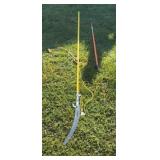 Fiberglass hollow core pole pruner.& Fiberglass