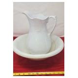 Anchor Pottery Pitcher and Basen