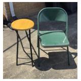 Folding Chair and Stool