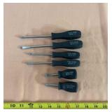Tool shed screw drivers