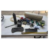 Hand Clamps, Plastic Roll, Casters, Painters Tape