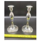 Silver Plated Oneida Silver Plated Candle Stick