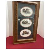 14 x 24 framed Sharon Pedersen Tractor Print