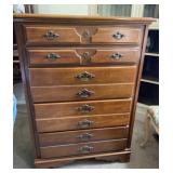 Young Hinkle Cherry Chest of Drawers, Five