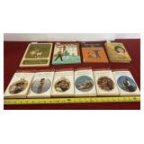 Harlequin Books, Annette with All Books on Table