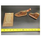 Native American Plastic Wall Plaque and Leather