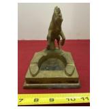 Mid Century Rearing Horse Ashtray Made of Cast