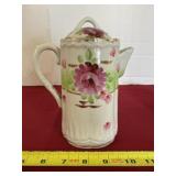 Hand painted Japanese Porcelain Chocolate Pot