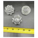 Clear Glass Salt Cellars