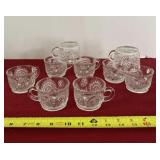 Nine Pinwheel & Stars Punch Cups