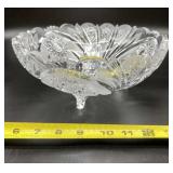 American Brilliant Cut Crystal Glass Bowl