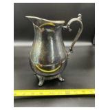 William Rogerï¿½s Silver Plate Footed Water Pitcher