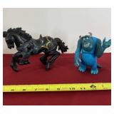 2001 Sulley Mcdonalds Toy and 1994 Kenner Legends