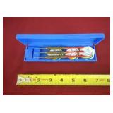 Original Brass Unicorn Darts with Polyflite