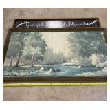 Russell Moreton Framed 27 x 51 Picture with