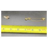 Sarah Coventry Butterfly Pin with 1980ï¿½s Stick