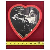 1990ï¿½s Elvis Empty Heart Shaped Russell Stover