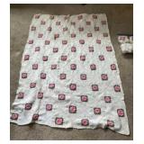 Granny Square Afghan with a Stain and Hole in