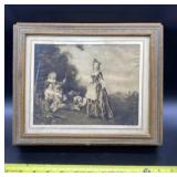 Victorian Style Vanity Framed Picture Box 10.5 x