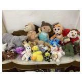 Stuffed Animals Including Pillsbury Dough Boy