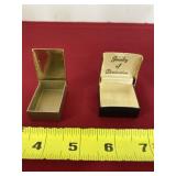 Vintage Gold Toned Trinket Boxes