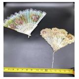 Vintage New Baltimore Hand Fan with Victorian Era
