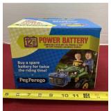 New in Box 12 volt Peg Perego Battery