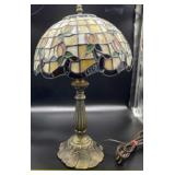 19 inch Tall Tiffany Style Lamp Tested and Works