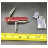 Victorinox Swiss Army Knife with 1950ï¿½s Zippo