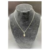 Tear Drop Shaped Pendant Southwest Style Necklace