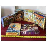 Disney and Milton Bradley Puzzles All Pieces in