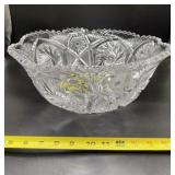 Lead Crystal Whirling Star Pinwheel Pattern Punch