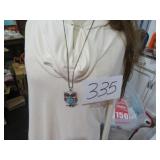Turquios Owl Long Necklace