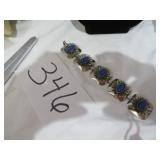 Vtg Blue Lapis Braclet