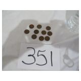 (10) One Cent Pennys