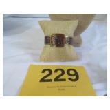 Signed India Cuff Bracelet