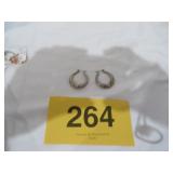 925 Hoop Earrings (6.29G)
