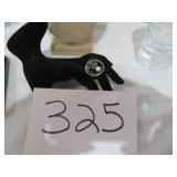 Signed Neta Sterling Modemist Open Work Ring