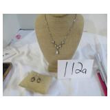 925 Native American Signed Rb Earrings And