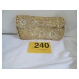1950S La Regale Handmade Sequin Beaded Clutch