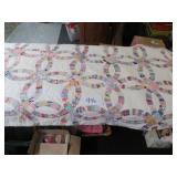 Nice Handmade Wedding Ring Quilt