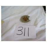 Vtg Cowboy Belt Buckle