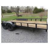 1998 Homemade Car Trailer Has New Wiring, Lights,