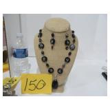 18K Genuine Teardrop Black Onyx Pendant (Only)