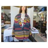 Vtg First Option Wool Blend Southwestern Blazer